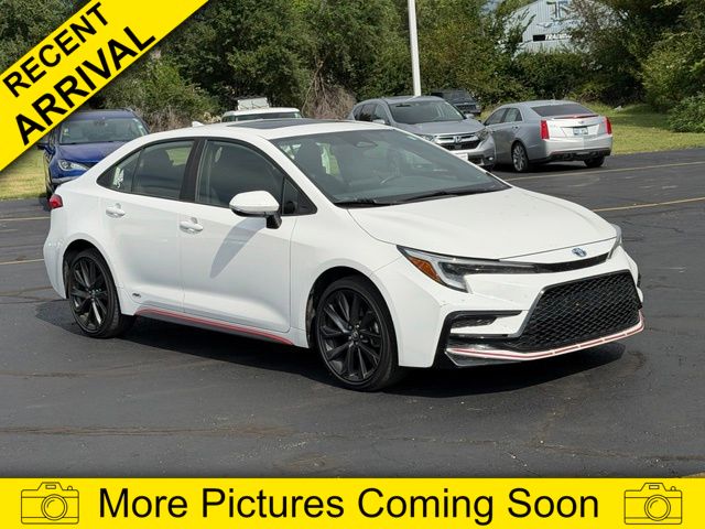 Ice Cap 2023 Toyota Corolla Hybrid Sedan All-Wheel Drive Continuously Variable Transmission