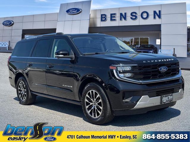 Black Metallic 2025 Ford Expedition MAX Platinum 4WD SUV / Crossover Four-Wheel Drive Automatic