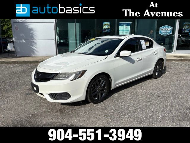 White 2018 Acura ILX Sedan Front-Wheel Drive 8-Speed Dual Clutch