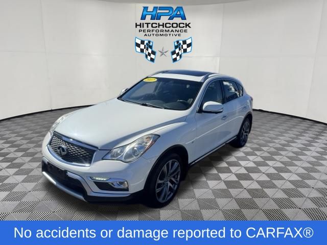 Majestic White 2017 INFINITI QX50 SUV / Crossover All-Wheel Drive 7-Speed Automatic