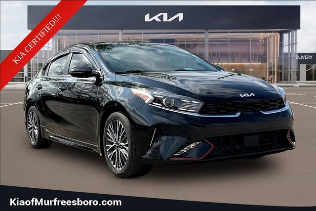 Aurora Black Pearl 2023 Kia Forte GT-Line FWD Sedan Front-Wheel Drive Continuously Variable Transmission