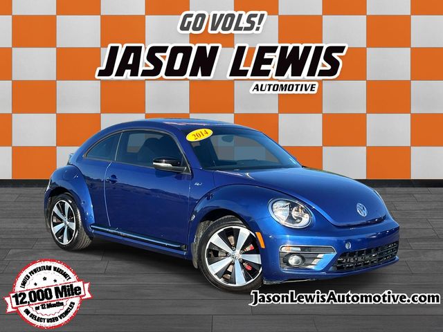 Blue 2014 Volkswagen Beetle R-Line Hatchback Front-Wheel Drive 6-Speed Manual