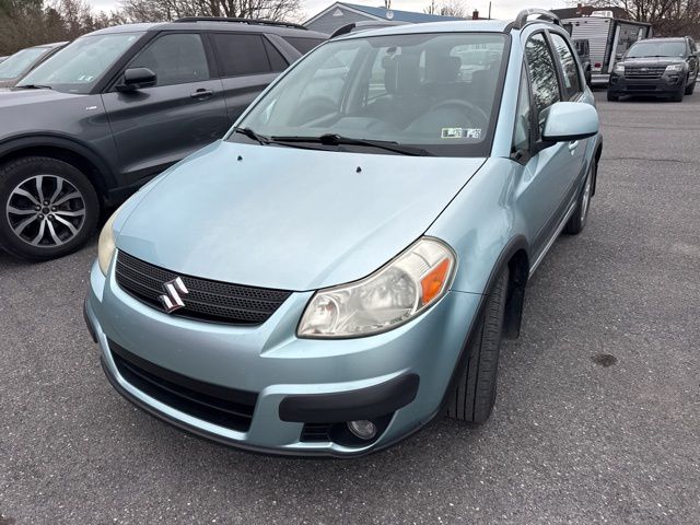 Vapor Blue 2009 Suzuki SX4 Crossover Touring AWD SUV / Crossover All-Wheel Drive