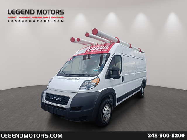 Bright White Clearcoat 2020 RAM ProMaster Van Front-Wheel Drive 6-Speed Automatic