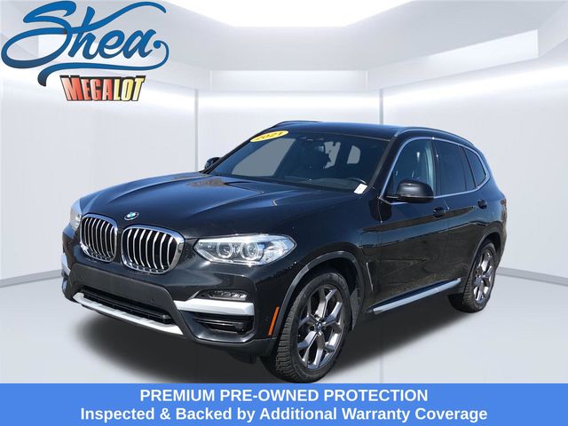 Jet Black 2021 BMW X3 SUV / Crossover All-Wheel Drive 8-Speed Automatic