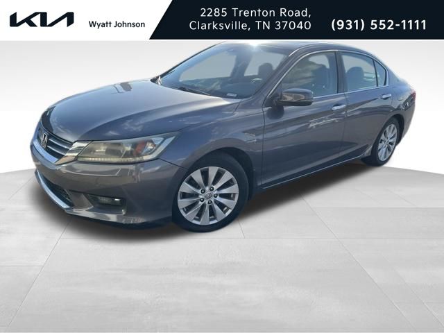 Gray (Modern Steel Metallic) 2015 Honda Accord EX-L Sedan Front-Wheel Drive Continuously Variable Transmission