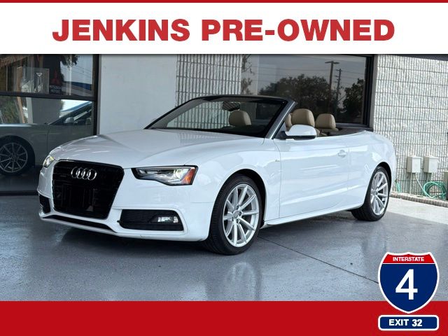 White 2016 Audi A5 Convertible All-Wheel Drive 8-Speed Automatic