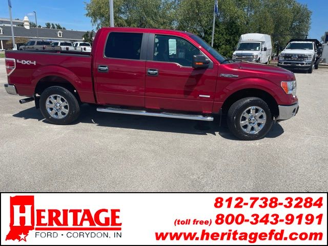 Ruby Red Metallic 2013 Ford F-150 Pickup Truck Four-Wheel Drive 6-Speed Automatic