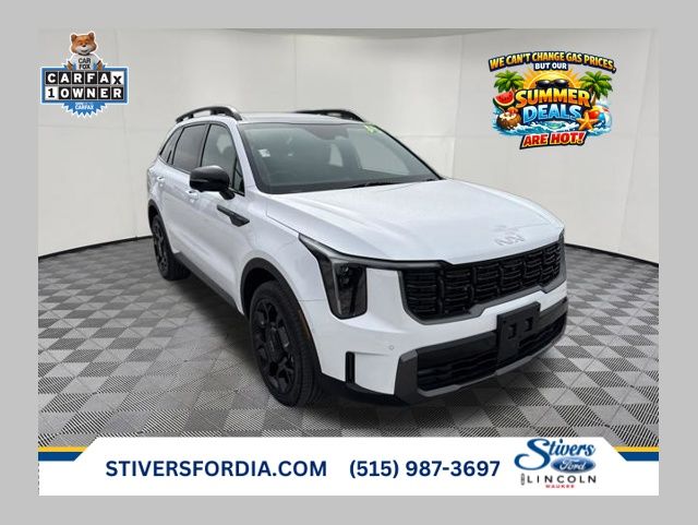 Glacial White Pearl 2024 Kia Sorento X-Line SX Prestige AWD SUV / Crossover All-Wheel Drive 8-Speed Dual Clutch