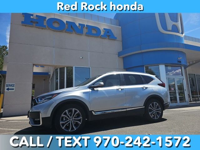 Lunar Silver Metallic 2020 Honda CR-V Hybrid SUV / Crossover All-Wheel Drive Continuously Variable Transmission