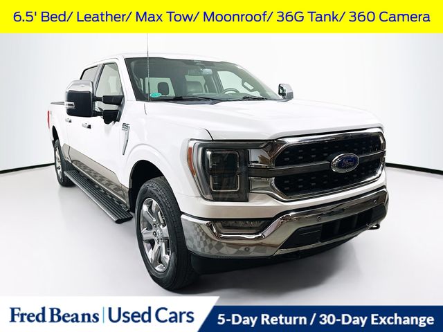 Brown 2022 Ford F-150 King Ranch SuperCrew 4WD Pickup Truck Four-Wheel Drive Automatic