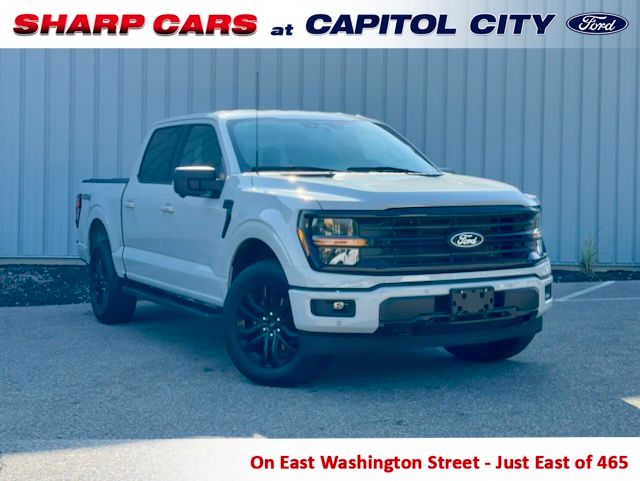 Gray 2024 Ford F-150 Pickup Truck Four-Wheel Drive Automatic