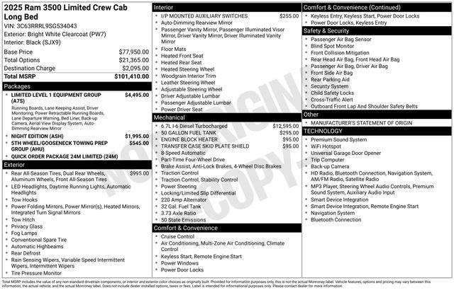 Used 2025 Ram 3500 Truck