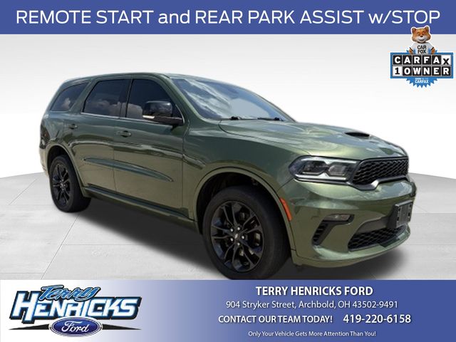 F8 Green Clearcoat 2021 Dodge Durango SUV / Crossover All-Wheel Drive 8-Speed Automatic