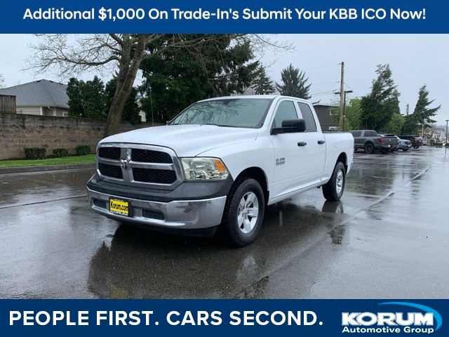 Bright White Clearcoat 2016 RAM 1500 Tradesman Quad Cab RWD Pickup Truck 4X2 8-Speed Automatic