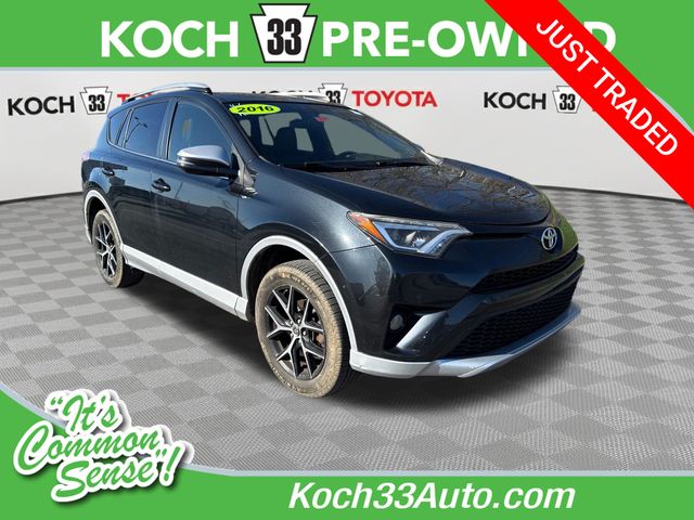 Black Sand Pearl 2016 Toyota RAV4 SE AWD SUV / Crossover All-Wheel Drive 6-Speed Automatic