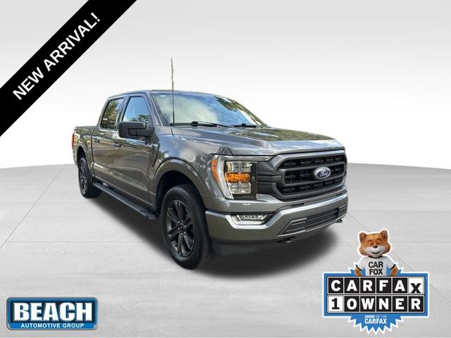 Gray Metallic 2023 Ford F-150 Pickup Truck Four-Wheel Drive Automatic
