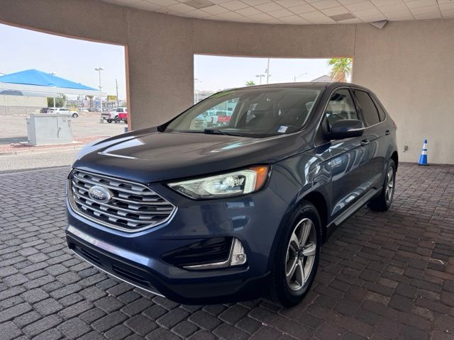 Blue Metallic 2019 Ford Edge SUV / Crossover Front-Wheel Drive 8-Speed Automatic