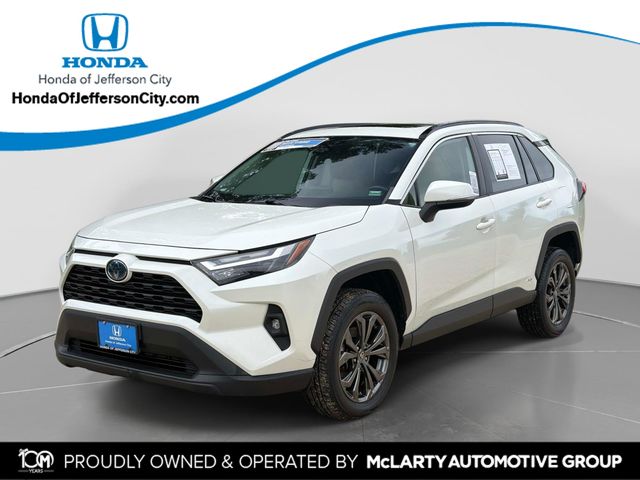 White (Blizzard Pearl) 2022 Toyota RAV4 Hybrid SUV / Crossover All-Wheel Drive Continuously Variable Transmission