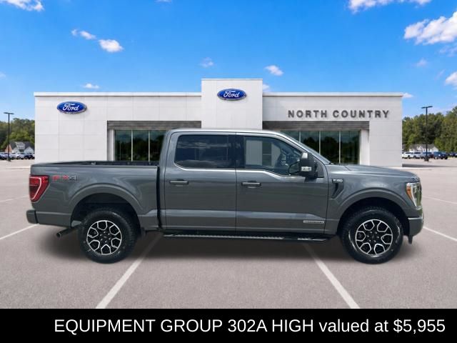Gray Metallic 2023 Ford F-150 Pickup Truck Four-Wheel Drive Automatic