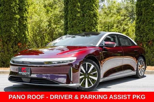 Red 2024 Lucid Air Sedan All-Wheel Drive 1-Speed Automatic