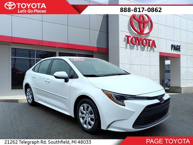 Ice 2024 Toyota Corolla LE FWD Sedan Front-Wheel Drive Continuously Variable Transmission