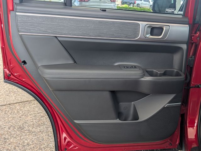 2026 Hyundai Santa Fe Hybrid Limited Red at DeMontrond Gulf Freeway