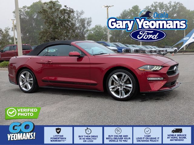 Ruby Red Metallic Tinted Clearcoat 2019 Ford Mustang EcoBoost Premium Convertible RWD Convertible Rear-Wheel Drive Automatic