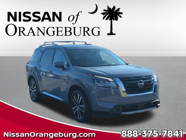 Boulder Gray Pearl 2023 Nissan Pathfinder SUV / Crossover All-Wheel Drive 9-Speed Automatic