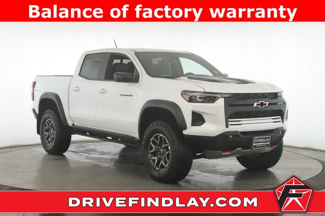 Summit White 2025 Chevrolet Colorado ZR2 Crew Cab 4WD Pickup Truck Four-Wheel Drive 8-Speed Automatic