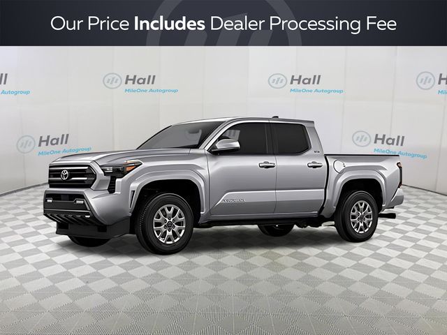 Celestial Silver 2025 Toyota Tacoma SR5 Double Cab 4WD Pickup Truck Four-Wheel Drive 8-Speed Automatic