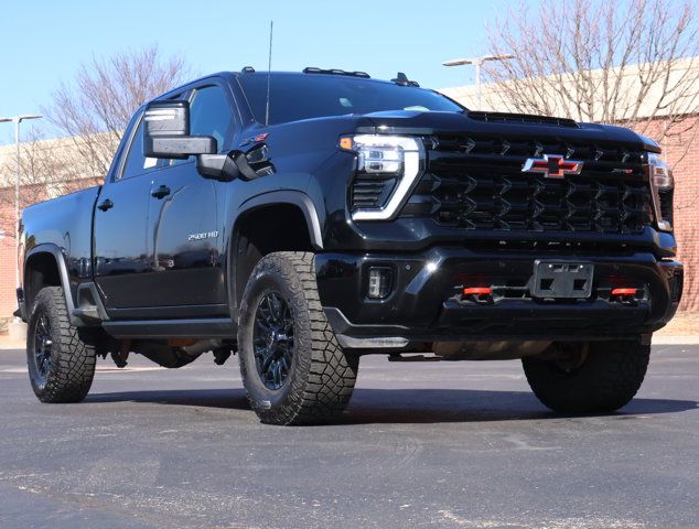 Black 2025 Chevrolet Silverado 2500HD ZR2 Crew Cab 4WD Pickup Truck Four-Wheel Drive Automatic
