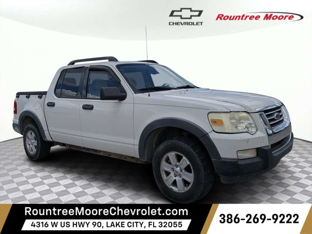White 2008 Ford Explorer Sport Trac Pickup Truck 4X2 5-Speed Automatic