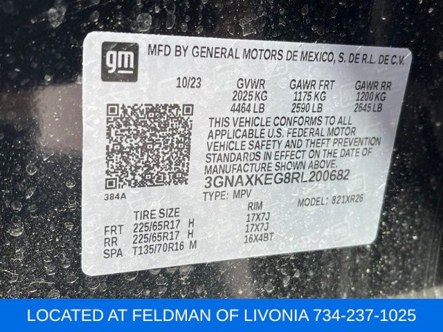 Used 2024 Chevrolet Equinox For Sale in Livonia, MI
