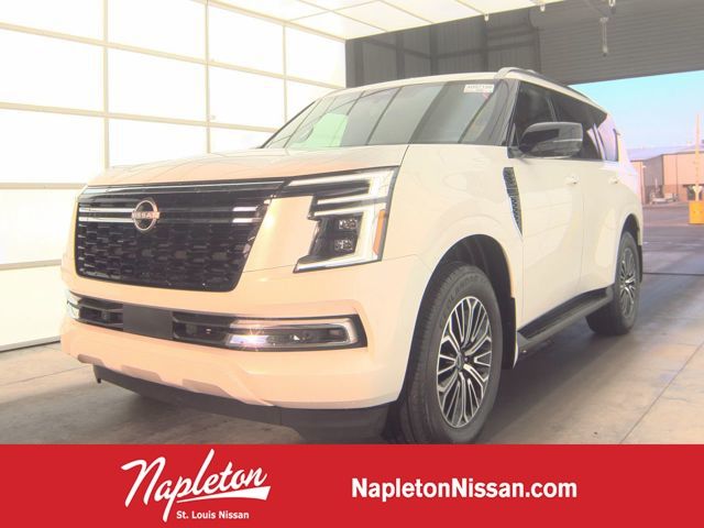 Aspen White Tricoat 2026 Nissan Armada SUV / Crossover Four-Wheel Drive 9-Speed Automatic