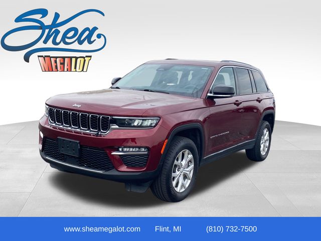 Velvet Red Pearlcoat 2023 Jeep Grand Cherokee SUV / Crossover Four-Wheel Drive 8-Speed Automatic