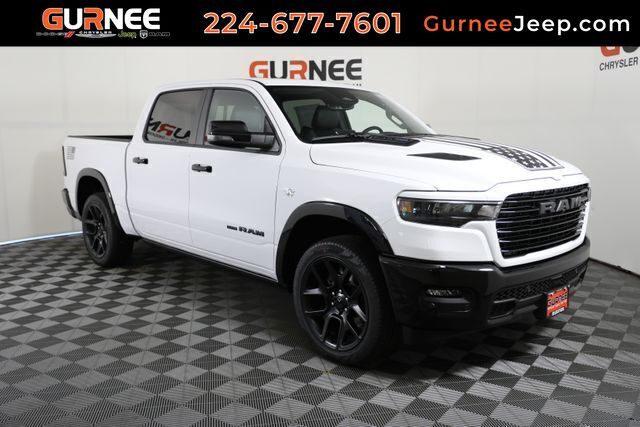 Bright White Clearcoat 2026 RAM 1500 Pickup Truck Four-Wheel Drive 8-Speed Automatic
