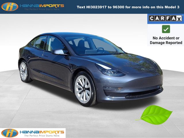 Midnight Silver Metallic 2023 Tesla Model 3 RWD Sedan Rear-Wheel Drive 1-Speed Automatic