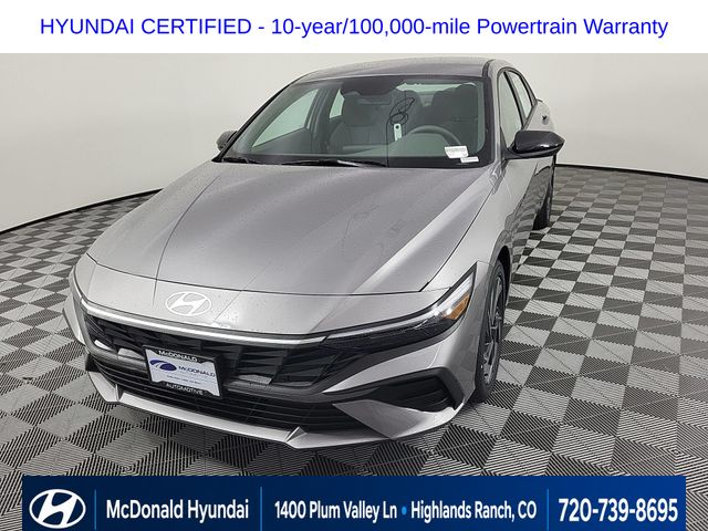 Fluid Metal 2025 Hyundai Elantra Sedan Front-Wheel Drive Continuously Variable Transmission