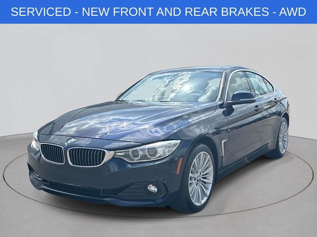 Imperial Blue Metallic 2015 BMW 4 Series Sedan All-Wheel Drive 8-Speed Automatic