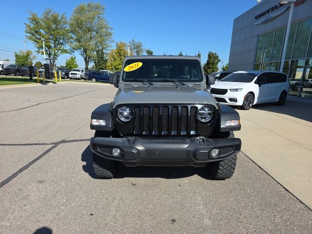 2021 Jeep Wrangler Unlimited Willys - Sting-Gray Clearcoat exterior view 2