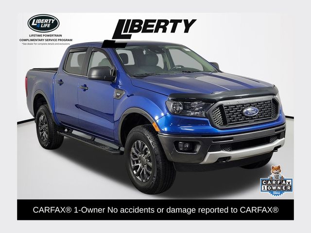 Lightning Blue Metallic 2020 Ford Ranger Pickup Truck Four-Wheel Drive Automatic