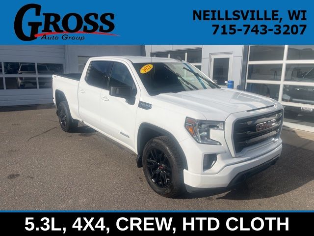 Summit White 2021 GMC Sierra 1500 Pickup Truck Four-Wheel Drive 8-Speed Automatic