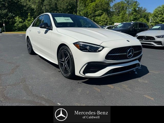 Polar White 2026 Mercedes-Benz C-Class Sedan All-Wheel Drive 9-Speed Automatic