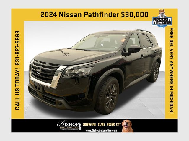 Super Black 2024 Nissan Pathfinder SUV / Crossover All-Wheel Drive 9-Speed Automatic