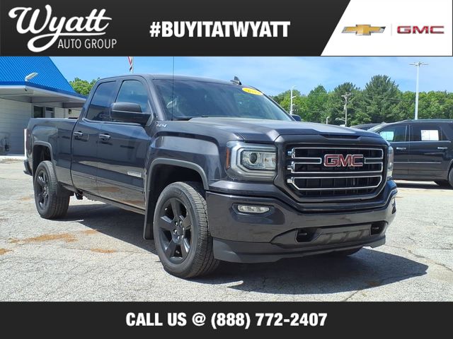 Gray (Iridium Metallic) 2016 GMC Sierra 1500 Base Double Cab 4WD Pickup Truck Four-Wheel Drive 6-Speed Automatic Overdrive