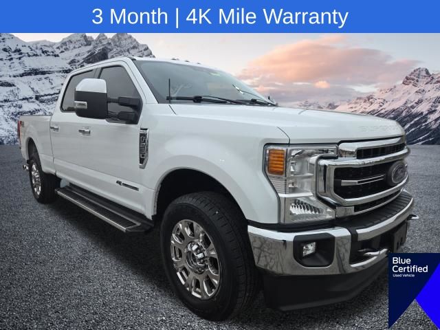 Oxford White 2022 Ford F-250 Super Duty Lariat Crew Cab 4WD Pickup Truck Four-Wheel Drive Automatic