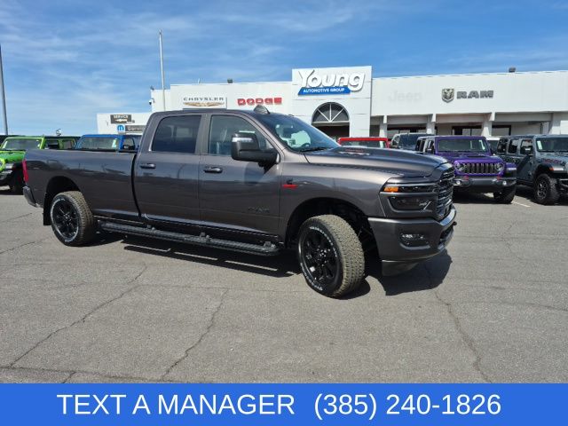 Gray (Granite Crystal Metallic Clearcoat) 2026 RAM 3500 Laramie Crew Cab LB 4WD Pickup Truck Four-Wheel Drive 8-Speed Automatic