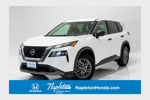 Glacier White 2023 Nissan Rogue SUV / Crossover All-Wheel Drive Continuously Variable Transmission