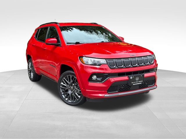 Redline Pearlcoat 2022 Jeep Compass SUV / Crossover Four-Wheel Drive 9-Speed Automatic